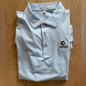 Peter Millar Cuscowilla Golf Club Light Blue Polo Shirt